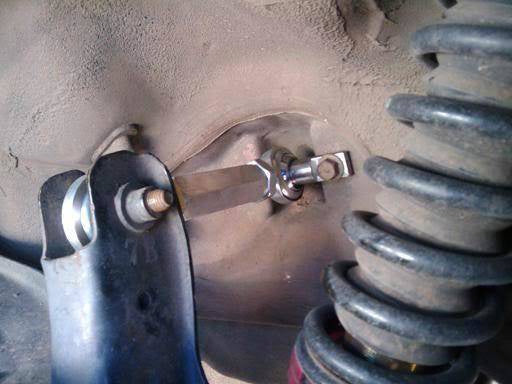 Querlenker Honda Civic V VI hinten verstellbar rot