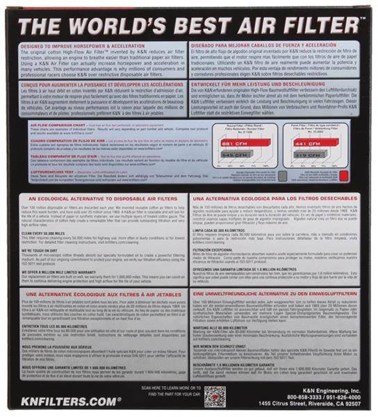 K&N Panel Filter 33-2350