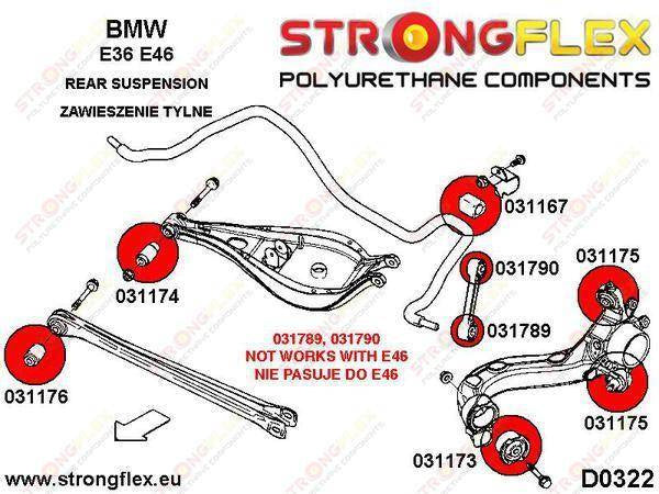 Front & rear suspension bush kit
