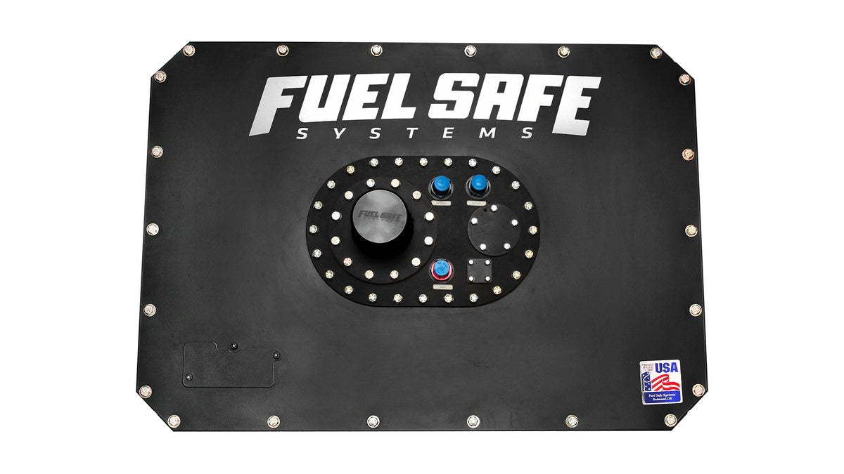 FuelSafe 55L FIA tank with steel cover
