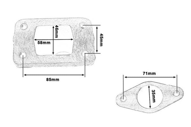 Auspuffkrümmer AUDI 1.8 TURBO T3 Guss RACE