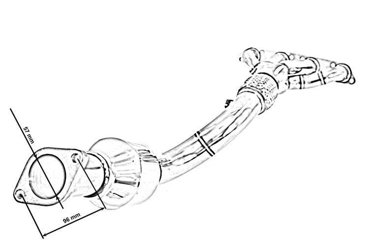 Exhaust manifold Mini Cooper R50 R52 R5
