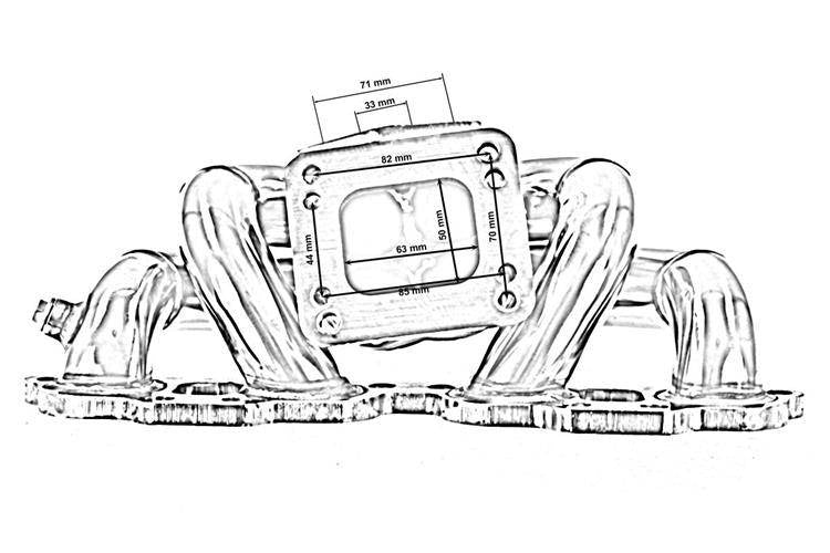 Abgaskrümmer Turbo Nissan 240SX S13 SR20DET