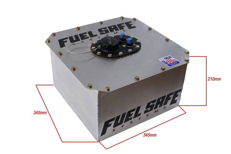 FuelSafe 20L FIA-Tank mit Aluminiumabdeckung