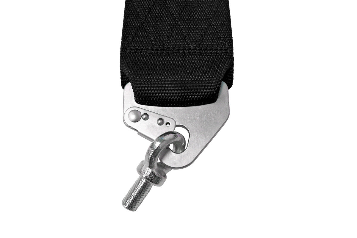 Racing seat belts Slide Quick 5p 3" Black Approval SFI