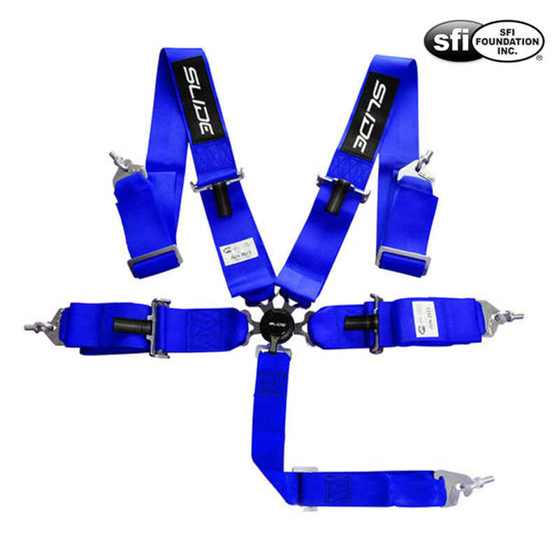 Renn-Sicherheitsgurte Slide Quick 5p 3" Blau Zulassung SFI