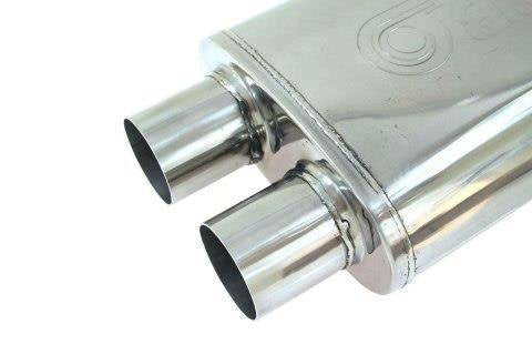 Mittelschalldämpfer 76mm TurboWorks LT 409SS 355mm