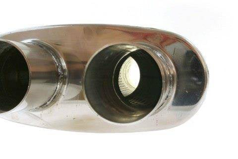 Mittelschalldämpfer 76mm TurboWorks LT 409SS 355mm