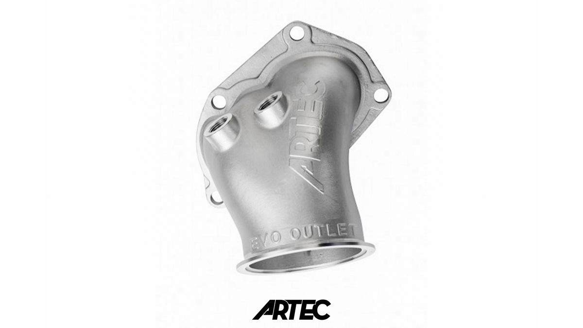 Mitsubishi Evo 4-9 4G63 3.5” Cast Outlet O2 Housing Dump Pipe