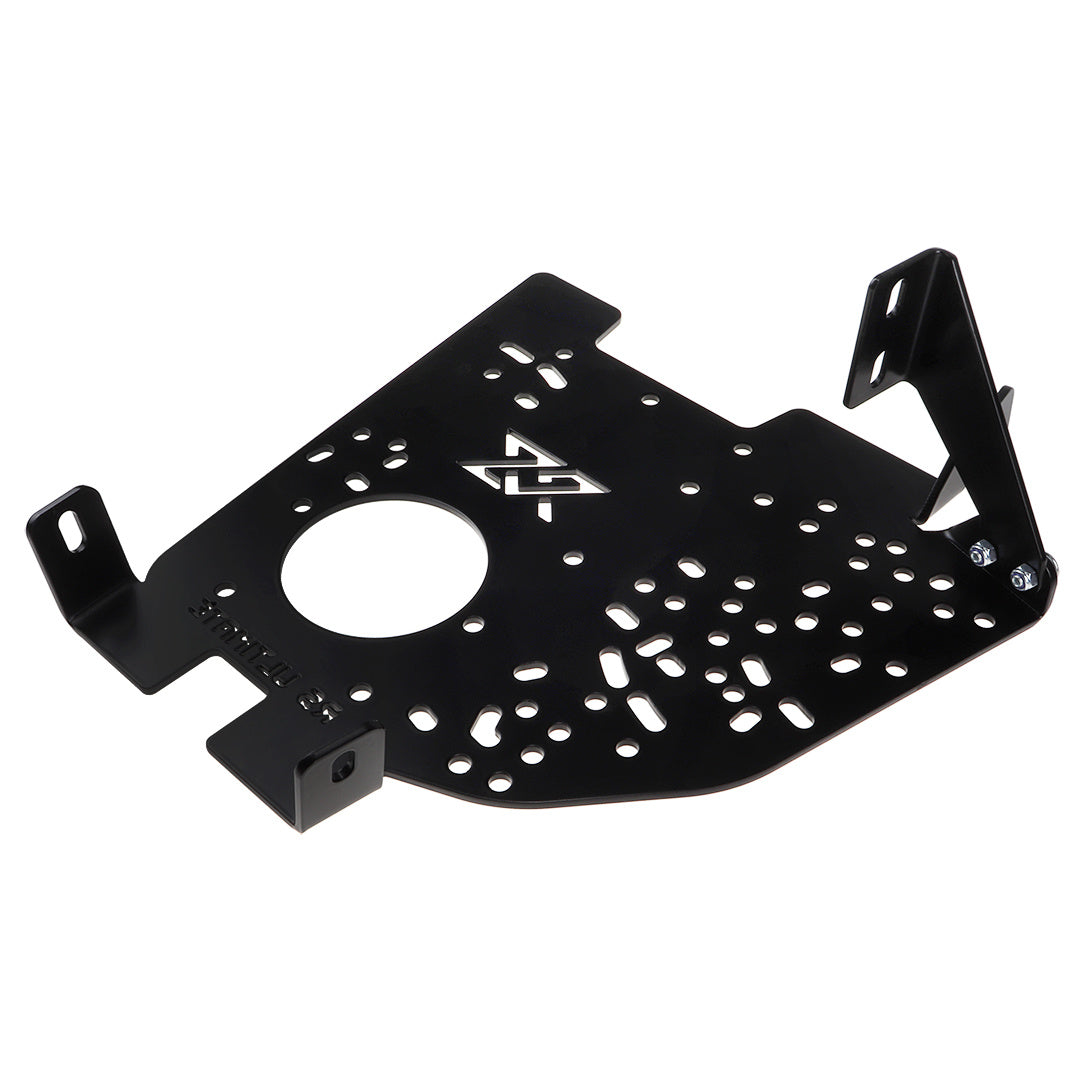 Handbremsbefestigungsplatte gebohrt BMW E46 ENG Schwarz