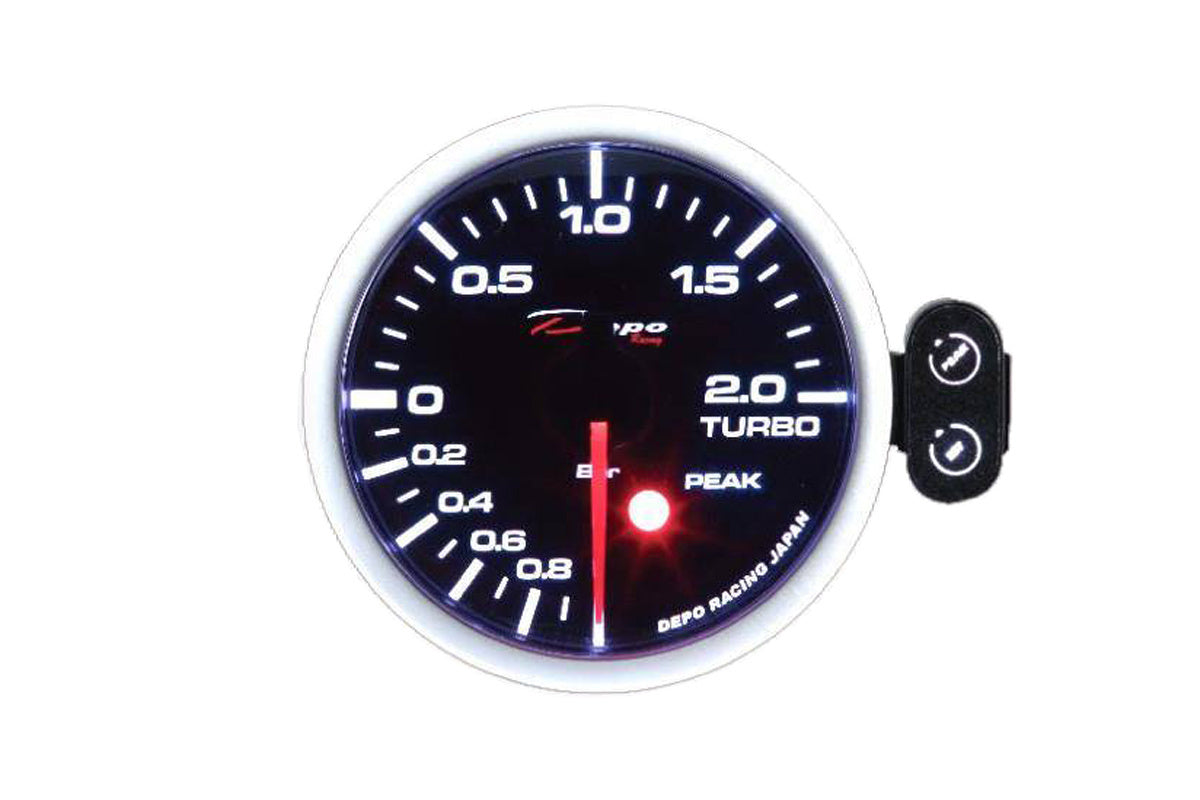 Depo Gauge PK 52mm – Turbo Elektrisch -1 bis 2 BAR