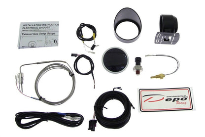 Depo Gauge WA 4in1 60mm – Abgastemperatur, Volt, Öldruck, Temperatur