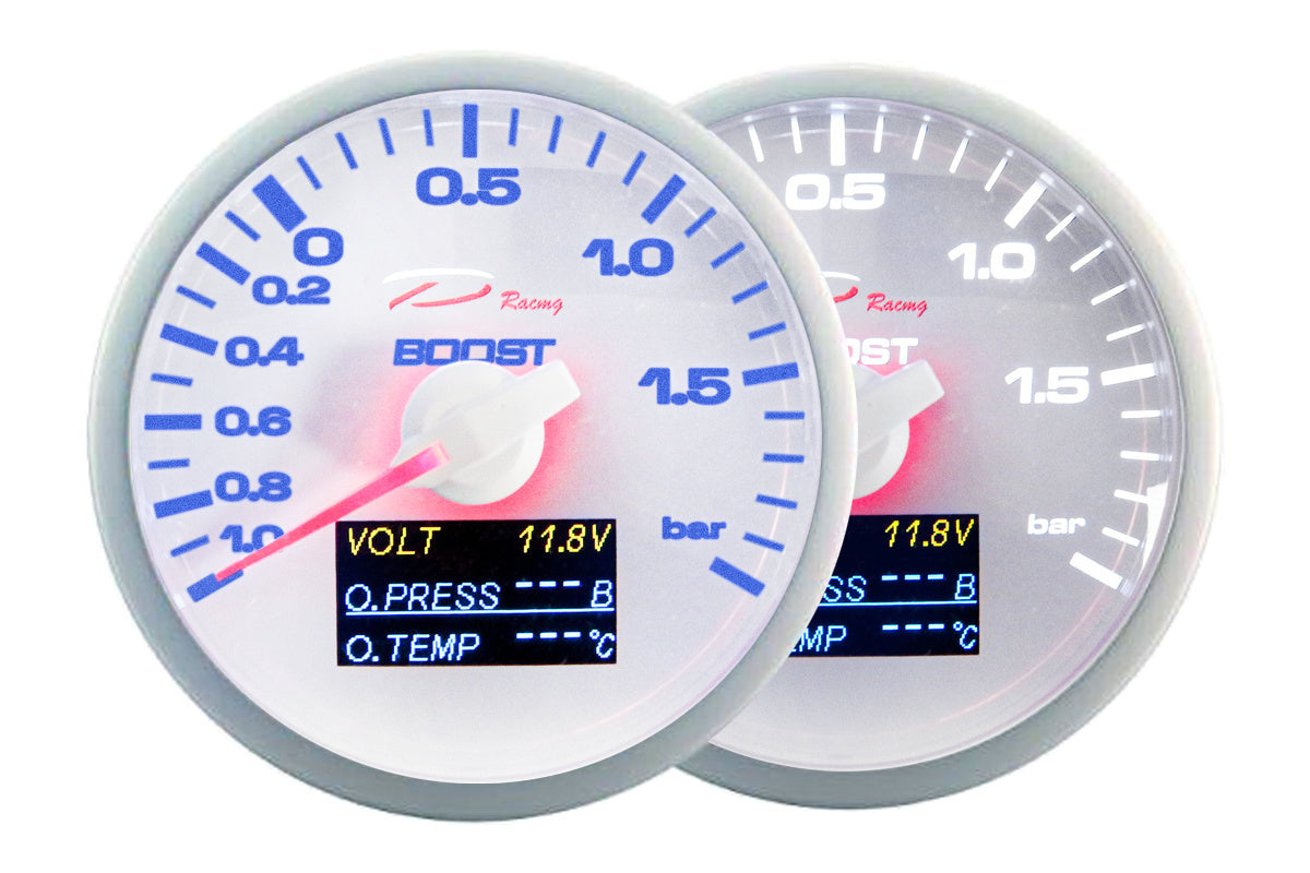 Depo Gauge WBL 4in1 60mm – Turbo, Volt, Öldruck, Temperatur