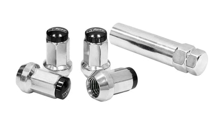 Geschmiedete Radmuttern D1Spec Stal 12x1,25 Silber/Schwarz