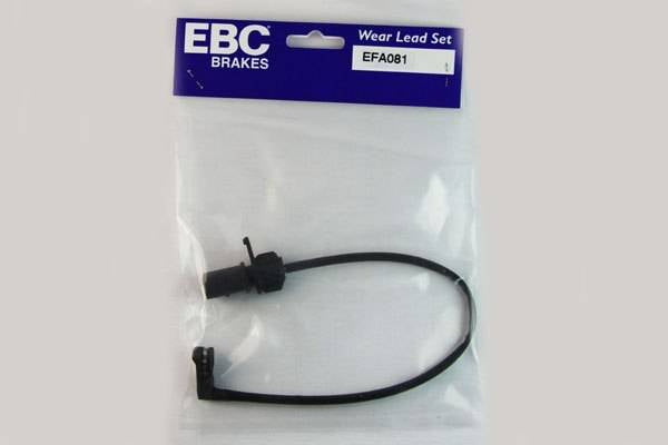 EFA081 - Verschleißsensor für Bremsbeläge EBC Brakes AUDI | A4 (B8) | A4 (B9) | A4 (quattro B8) | A4 (quattro B9) | A4 (Allro