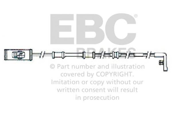 EFA113 - Verschleißsensor für Bremsbeläge EBC Brakes OPEL | Vectra | VAUXHALL | Vectra