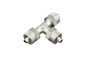 Messinganschluss für Luftschlauch 6/4mm - T-Typ