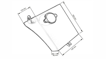 TurboWorks Coolant Water Tank Nissan 200SX S13 S14