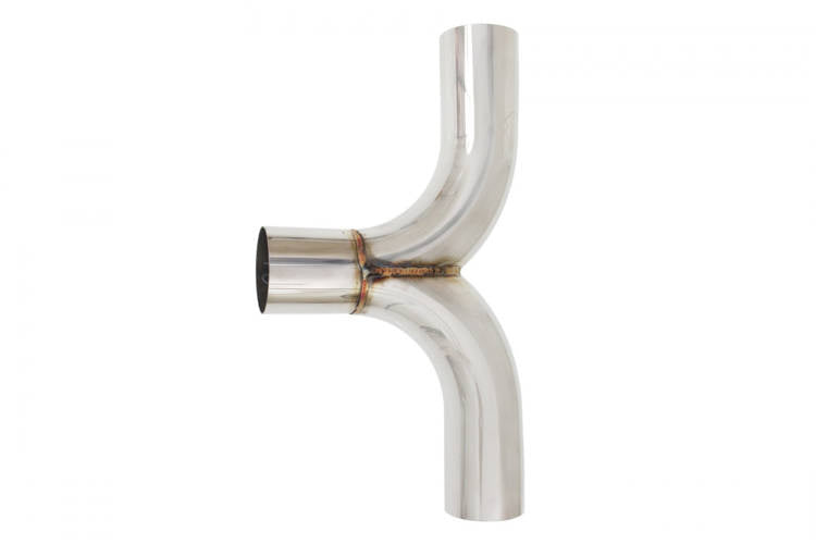 Exhaust tee 180st 51/51mm 304SS