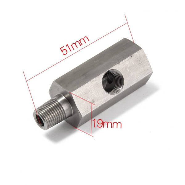 Oil pressure sensor adapter TurboWorks M10x1 for 1/8" NPT