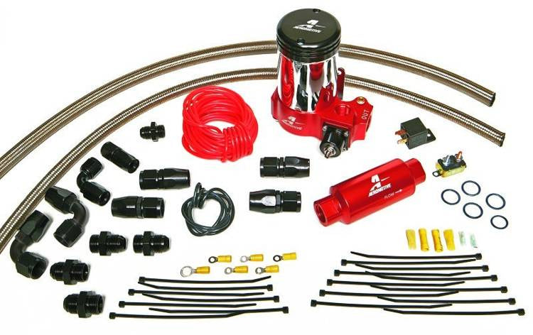 Aeromotive A2000 Drag Race Pumpe Nur Kit (inkl. Leitungen/Anschlüsse/Schlauchenden/11202 Pumpe)