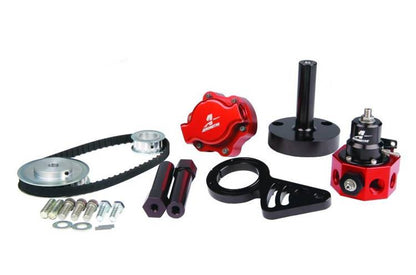 Aeromotive Big Block Chevy Riemenantrieb Kraftstoffpumpe und doppelt verstellbares Regler-Bolt-On-Kit