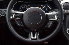 Carbon wrap of the steering wheel elements mutlifunction Ford Mustang 15-17