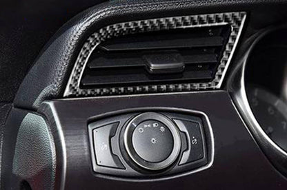 Carbon wrap side air vent outlet Ford Mustang 15-19