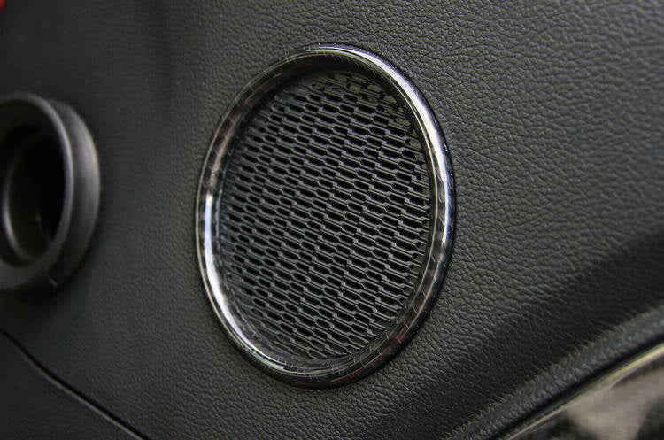 Carbon frame door speaker ring Ford Mustang 15-19