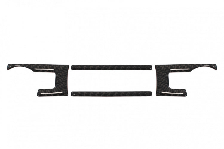 Carbon wrap central control CD strip Ford Mustang 15-19