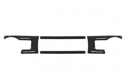 Carbon wrap central control CD strip Ford Mustang 15-19
