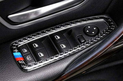 Carbon frame window lifter switch panel BMW F20 F21 F30 F34