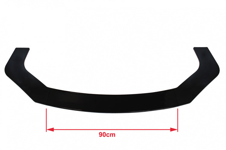 Universal front bumper splitter 3pcs.