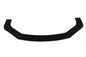 Universal front bumper splitter gloss black 3pcs.