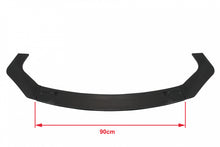 Universal front bumper splitter 3pcs. Carbon Look