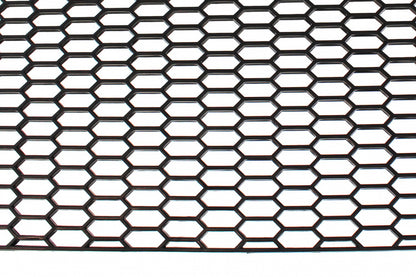 PU mesh grill Honey Comb Black 120x40cm 28x9mm