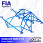 Roll Cage BMW (E30) 3-Series 4-doors Sedan AWD MULTIPOINT WELD IN V3