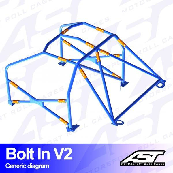 Roll Cage BMW (E36) 3-Series 3-doors Compact RWD BOLT IN V2