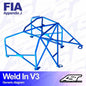 Roll Cage CITROËN Saxo (Phase 1/2 ) 3-doors Hatchback WELD IN V3