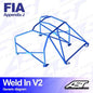 Roll Cage HONDA Integra (DB, DC) 3-doors Coupe WELD IN V2