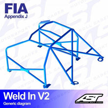 Roll Cage MERCEDES-BENZ (C123) 2-doors Coupe WELD IN V2