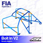 Roll Cage VW Golf (Mk4) 3-doors Hatchback FWD BOLT IN V2