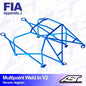 Überrollkäfig VW Golf (Mk4) 3-Türer Schrägheck FWD MULTIPOINT EINSCHWEISSBAR V2