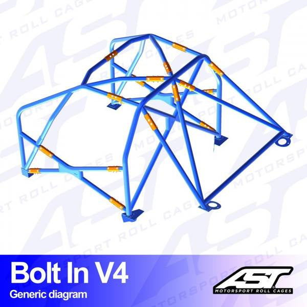 Überrollkäfig VOLVO 245 5-Türer Kombi BOLT IN V4