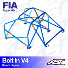 Roll Cage VOLVO 242 2-door Coupe BOLT IN V4