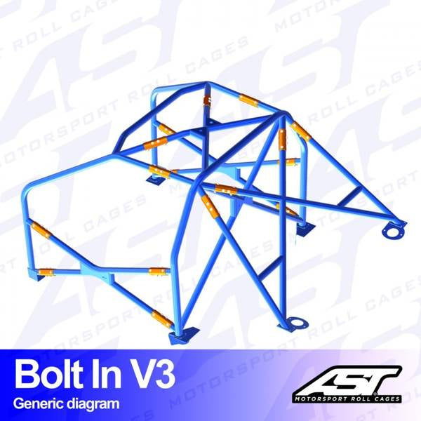 Überrollkäfig VOLVO 745 5-Türer Kombi BOLT IN V3