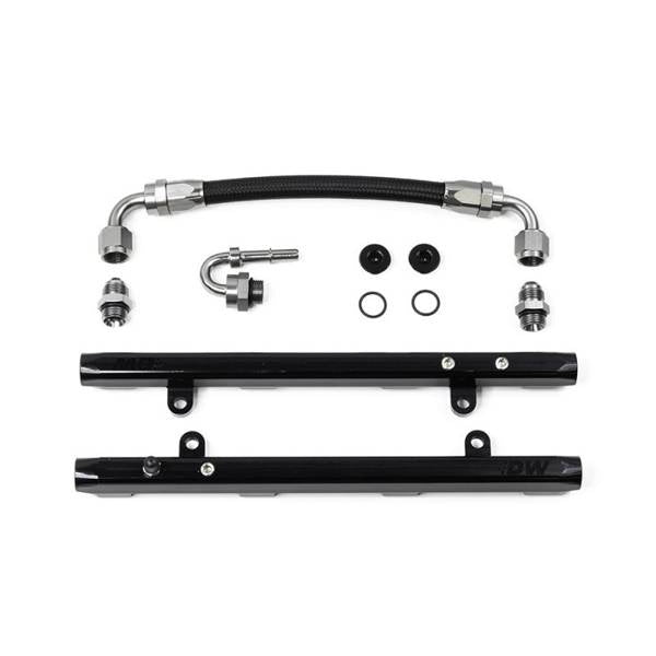 DeatschWerks Fuel rails with Crossover Coyote 5.0