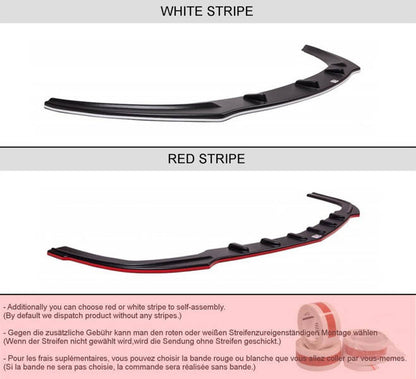 Splitter BMW 3 E90 M-Pack Front v.1 Gloss Black