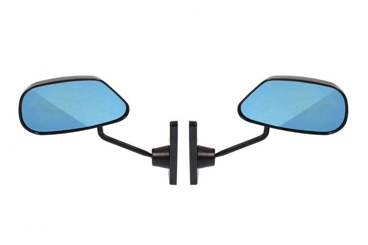 Mirrors Uniwersalne F2 ABS Manual Blue Glass