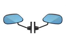 Mirrors Uniwersalne F2 ABS Manual Blue Glass